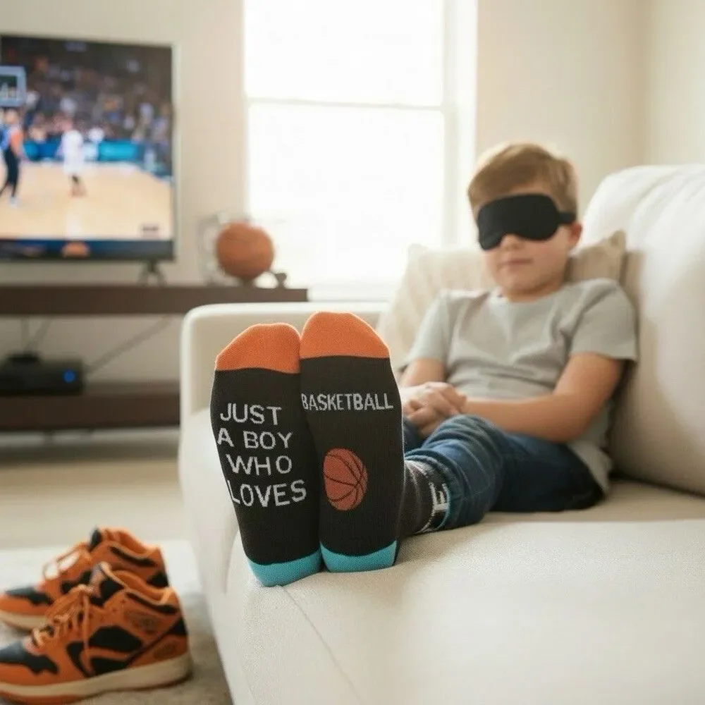 10 Year Old Birthday Gifts Ideas for Boys - Socks for Kids Age 10 Basketball Fan